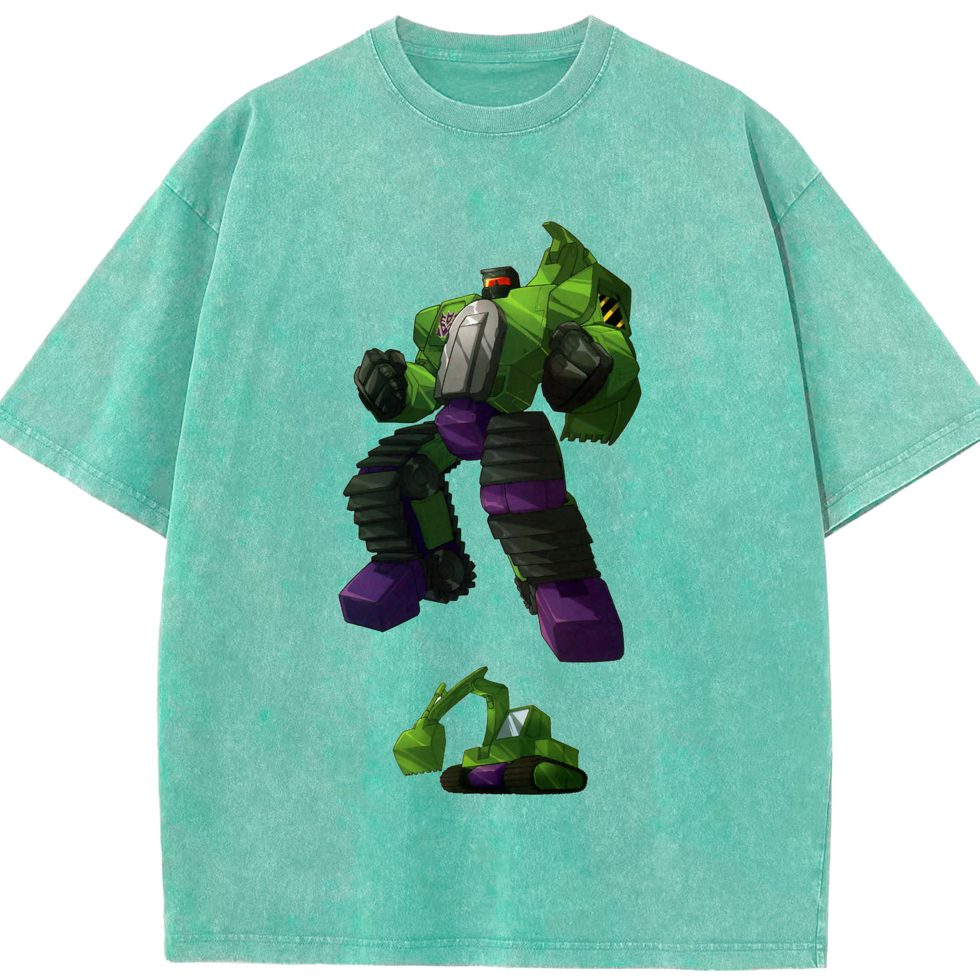 （画像用）  綿100% ヴィンテージ風 半袖Tシャツ（フロントプリント）